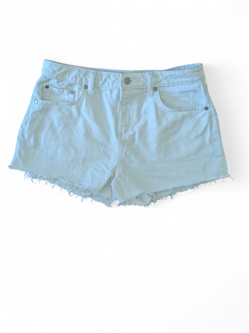 PINK Victoria's Secret White Denim Jean Shorts